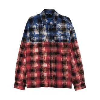 Palm Angels Camicia a Maniche Lunghe a Quadri - - Shirts - Uomo - Multicolore - L