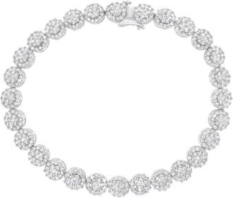 House of Brilliance Haus Of Brilliance 14K 3.88 Ct. Tw. Diamond Link Bracelet