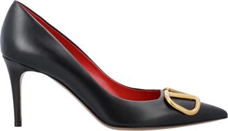 Valentino Pumps, female, Black, Size: 9 US Vlogo Pointed Toe Slingback Pump