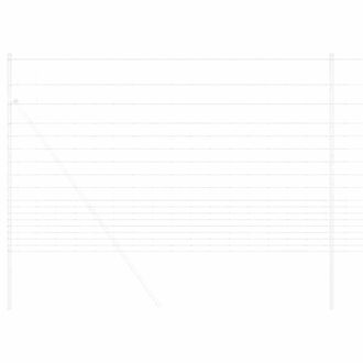 Berkfield Home Modern Field Fence 1.5x25 m Galvanised Steel in Silver