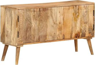vidaXL Aparador De Madera Maciza De Mango 110x30x60 Cm Vidaxl