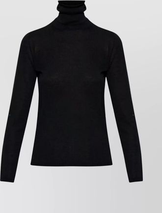 Max Mara turtleneck slim fit long sleeve knitwear