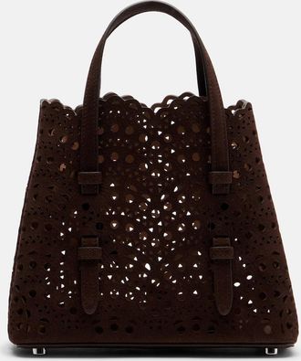 Alaia Mina 20 New Vienne leather tote bag