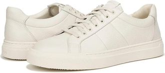 Vince Mens Vince Larsen I2342L3100 Sneakers Ivory Leather Casual Shoes HTAT184