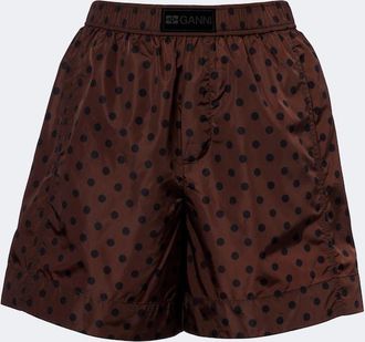 Ganni Polka-dot shorts