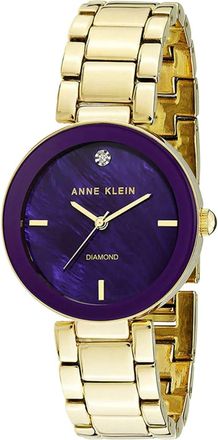 Anne Klein Womens New York Purple Dial Watch