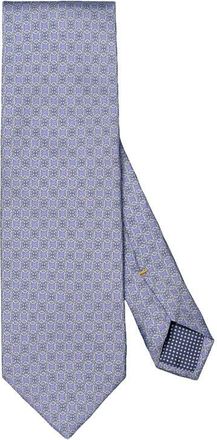 Eton Geometric SIlk Tie in Medium Purple at Nordstrom