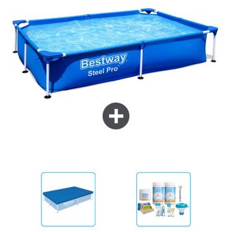 Bestway Piscina Bestway Steel Pro Rectangular - 221x150x43 Cm - 5-piezas S22701
