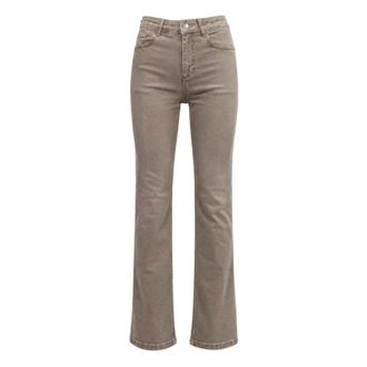 Liu Jo Regular Fit Trousers - female - Liu Jo - Flare Jeans - Beige - W24 - Jeans