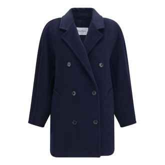 Max Mara Rebus Chaqueta Cruzada - Coats - Mujer - Azul - S