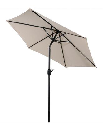 Sunnydaze Dnu Sunnydaze Outdoor Patio Market Umbrella W/ Tilt & Crank- Aluminum