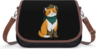Generic Funny Cat Fashion Womens Crossbody Bags Novelty Handbag Shoulder Bag Purse