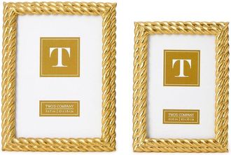 Two's Company Set Of 2 Double Rope Frames