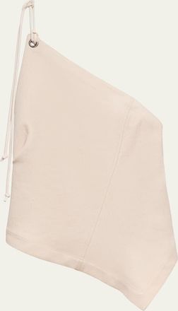 Helmut Lang Asymmetric One-Shoulder Sailor Top