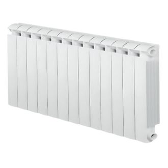 Global Calentador Central De Aluminio Fundido Klass 600 Blanco De 13 Elementos, 1716w