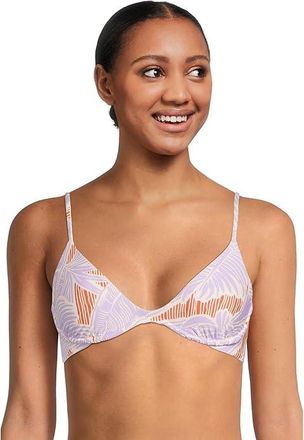 Maaji Wisteria Bloom Petit Irene Womens Swimwear Light Pastel Purple : MD, Polyester/Spandex