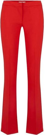 Elisabetta Franchi Dames, Broeken, Rood, Maat: XL