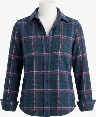 Faherty Legend Sweater Shirt In Northern Lights Plaid