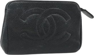 Chanel Pre-owned Mini Bags, female, Black, Size: ONE SIZE Pre-owned Coin Purse