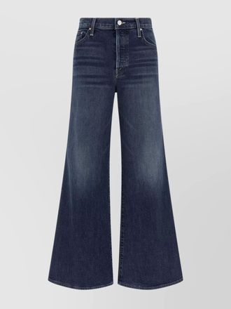 Mother cotton flared jeans