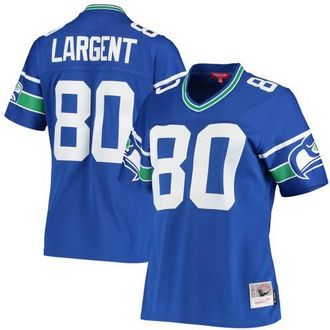 Mitchell & Ness Womens Mitchell & Ness Steve Largent Royal Seattle Seahawks 1985 Legacy Replica Jersey at Nordstrom, Size Small