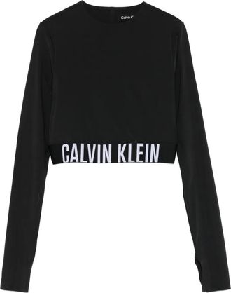 Calvin Klein cropped T-shirt - Black