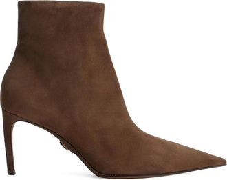 Dolce & Gabbana 75mm Devotion Pointed-toe Ankle Boots