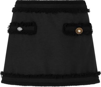 Moschino Stretch Boucle Skirt