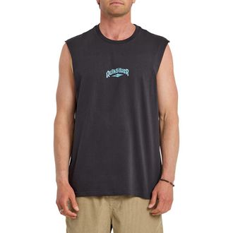 Quiksilver Diamond Arch Sleeveless Cotton Graphic T-Shirt in Phantom at Nordstrom, Size Xx-Large