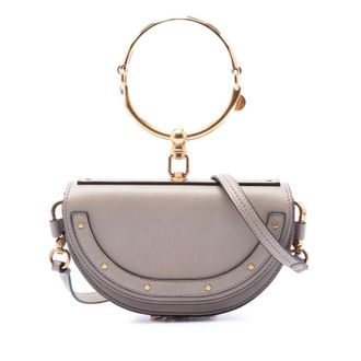 Chlo&eacute; Pre-owned Chloe Mini Calfskin Nile Bracelet Satchel Ladies QSM1LGN8SV0D56RO