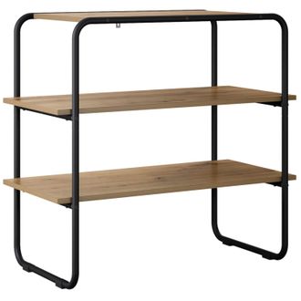 vidaXL Mesa Consola Roble Artesanal 100 X 41 X 75 Cm Vidaxl