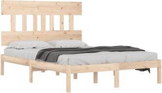 vidaXL Estructura De Cama Madera Maciza 150x200 Cm Vidaxl