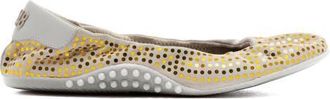 P448 Stella Paillettes Ballet Flat in Gold/white at Nordstrom, Size 41