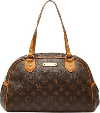 Louis Vuitton Pre-owned Handbags, female, Brown, Size: ONE SIZE Pre-owned Plastic Handbag