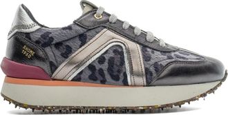 Ambitious Rhome W Retro Runner - Dames - Sneakers - Zwart - 35 EU - Leer - Schoenen