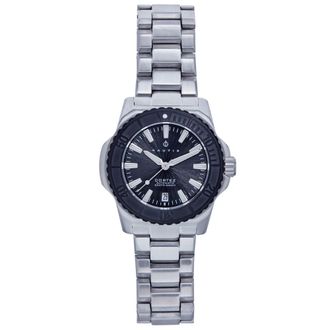 Nautis Mens Cortez Automatic Bracelet Watch w/Date - Silver Stainless Steel - One Size