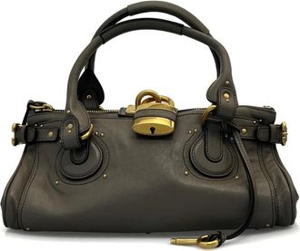 Chlo&eacute; Schoudertas met slotdetail - Groen