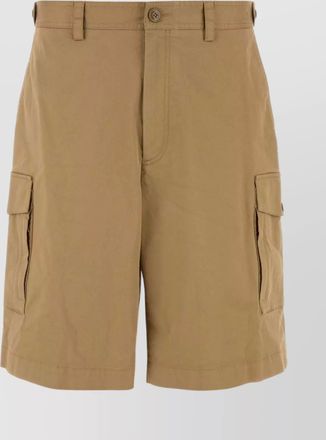 Moncler bermuda shorts with belt loops and pockets