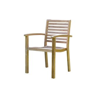 Tikamoon Sill&oacute;n de jard&iacute;n de teca maciza