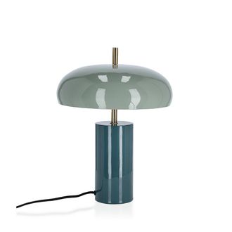 BIZZOTTO Blue Bankers table lamp h40