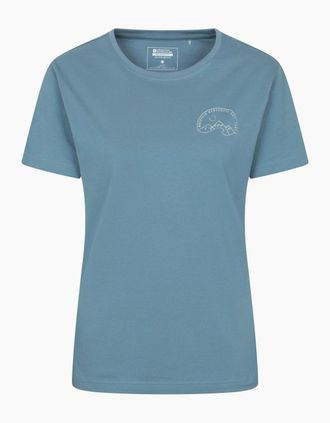 Mountain Warehouse Womens Mountain Warehouse Womens/Ladies Tree Ring Relaxed Fit T-Shirt - Navy - Size: 20