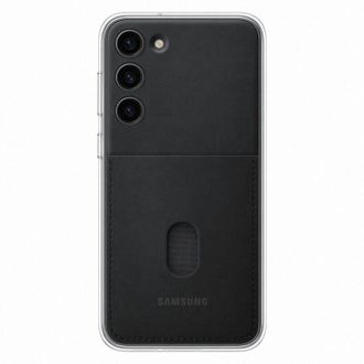 Samsung Funda Con Marco Y Parte Trasera Intercambiable Para Galaxy S23+, Color Negro