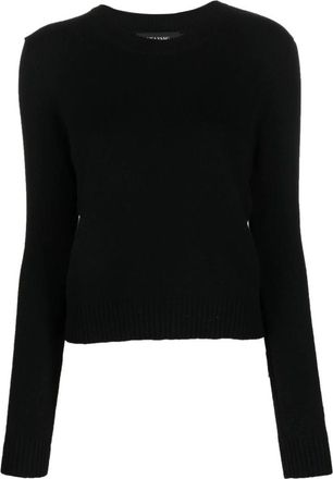 Lisa Yang Truien & Vesten, Dames, Zwart, XS, Kasjmier, Crewneck Sweater