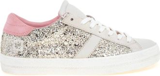D.A.T.E. D.a.t.e., Schoenen, Dames, Grijs, 36 EU, Katoen, Hill Low