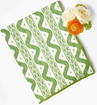 Mrs. Alice Ikat Tablecloth in Green at Nordstrom, Size X-Large