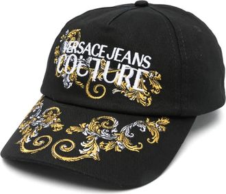 Versace Jeans Couture Cappello con logo - Nero