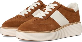 Cole Haan Originalgrand Max Platform Sneakers Womens Snow Shoes Tobacco Suede/Ivory Leather : 7.5 B - Medium