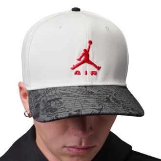 Nike Jordan Pro Unstructured Cap Sail Black University Red IM9070-133