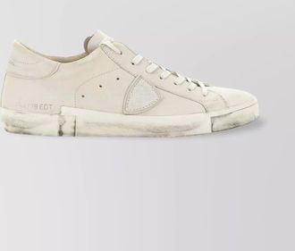 Philippe Model vintage effect leather sneakers