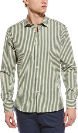 Scott Barber Thomas Mason Fine Stripe Shirt